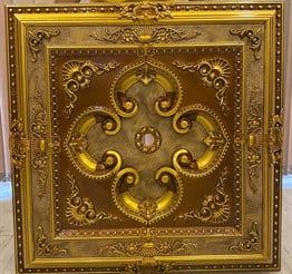 Eskitme Kare Saray Tavan 90*90 cm