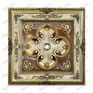 Eskitme Kare Saray Tavan 90*90 cm