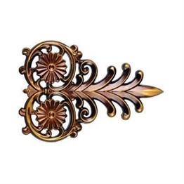 Eskitme Saray Tavan Mızrak Motif 14*21 cm