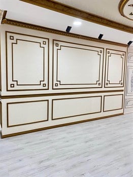 Eskitme Sarmaşık İşlemeli Bordür-Süpürgelik 7cm