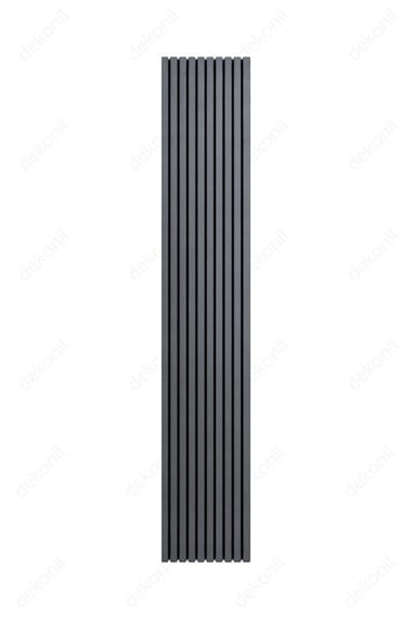 MDF FeltWood Antrasit Esnek Duvar Paneli (25*275*1.3cm)