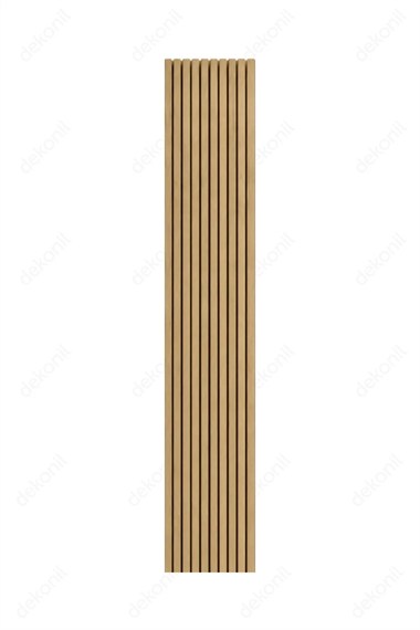 FeltWood Meşe Esnek Akustik MDF Duvar Paneli 25 × 275 × 1,3 cm