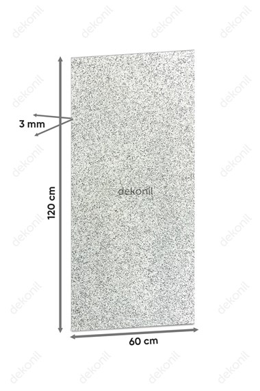 Galaxy Gri Granit Flex Stone İnce Esnek Doğal Taş Panel 60*120 cm