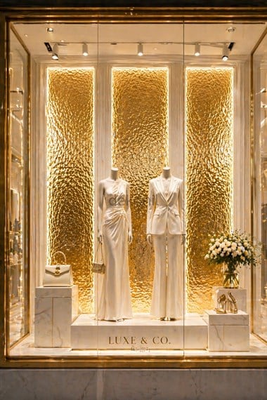 Gold Damla Efektli PVC Foam Board Duvar Paneli 122×244 cm