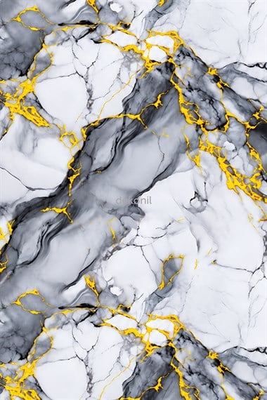 Gold Storm Mermer Desenli PVC Duvar Paneli 122x244 cm
