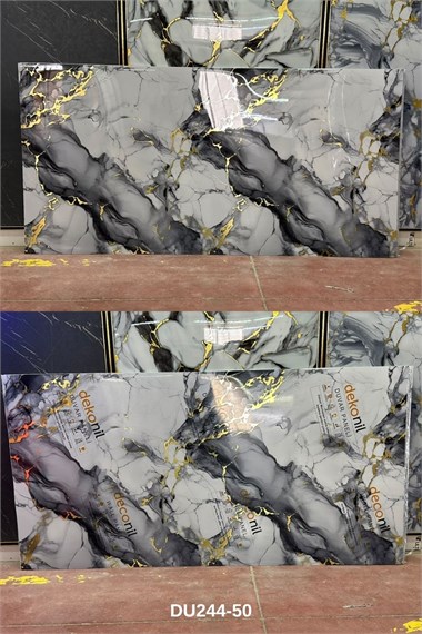 Gold Storm Mermer Desenli PVC Duvar Paneli 122x244 cm