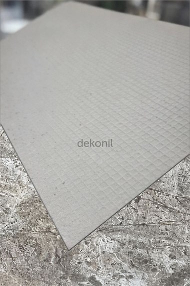 Gri Fosil Mermer Desenli Flex Stone İnce Esnek Doğal Taş Panel 50*100 cm