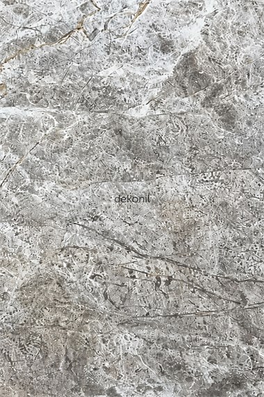 Gri Fosil Mermer Desenli Flex Stone İnce Esnek Doğal Taş Panel 50*100 cm