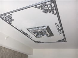 Gümüş Kare Saray Tavan 60*60 cm