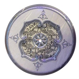 Gümüş Oval Saray Tavan 120cm