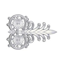 Gümüş Saray Tavan Mızrak Motif 14*21 cm