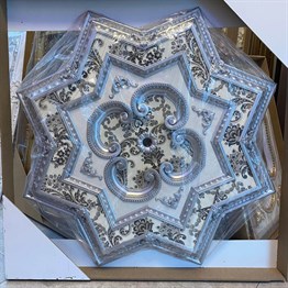 Gümüş Yıldız Saray Tavan 120 cm