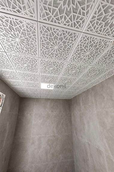 Güneş Clip-in (Klipin) PVC Asma Tavan Kaplama Paneli 30*30 cm