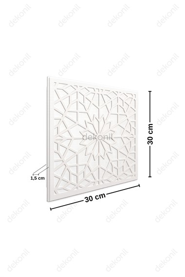 Güneş Clip-in (Klipin) PVC Asma Tavan Kaplama Paneli 30*30 cm