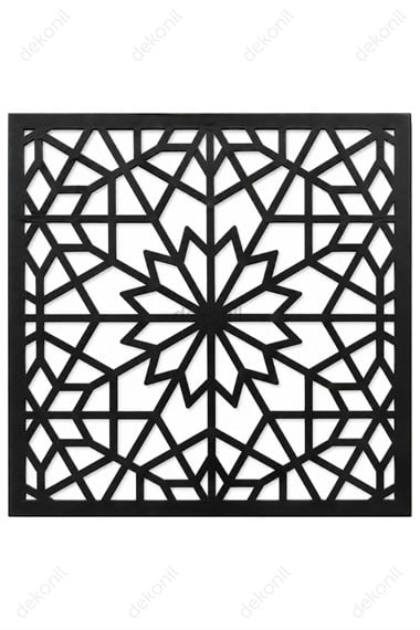Güneş PVC Asma Tavan Kaplama Paneli Siyah 60*60 cm