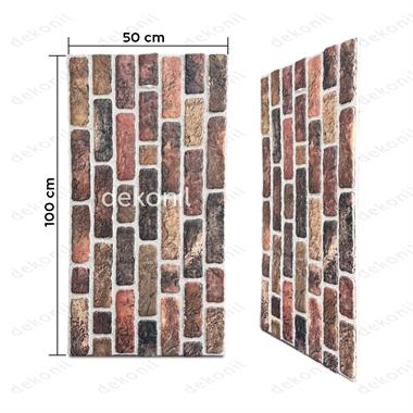 Hamburg Tuğla Dokulu EPS Duvar Paneli 50*100 cm