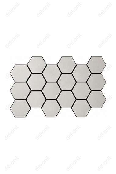 Hexagon Akustik Altıgen Anemon Duvar Paneli 89*57*1,6 cm