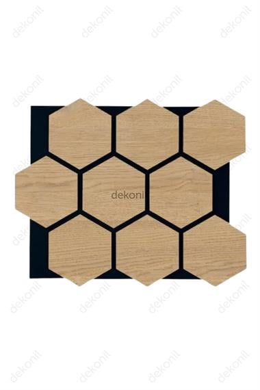Hexagon Akustik Altıgen Karina Duvar Paneli