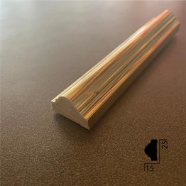 Hürrem Decorative Wall Lath Gold 2,5cm