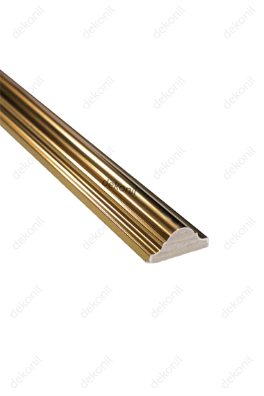 Hürrem Varaklı Gold Duvar Çıtası 4cm