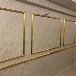 Decorative Wall Lath Gold 4cm