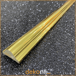 Hürrem Varaklı Gold Duvar Çıtası 4cm