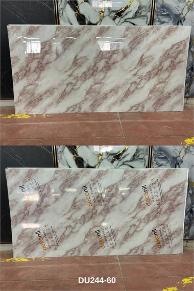 Iceberg Mermer Desenli PVC Duvar Paneli 122x244 cm