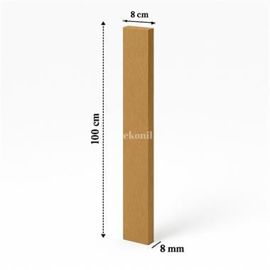 İskandinav Duvar Çıtası MDF 8*100 cm