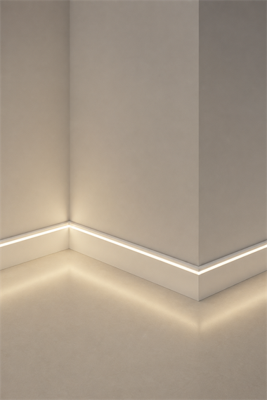 İstanbul 10 cm Ledli Boyanabilir Süpürgelik