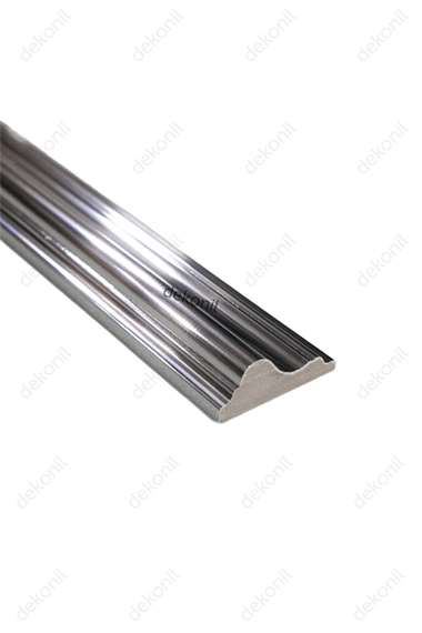 Kanuni Varaklı Silver Duvar Bordürü 6cm