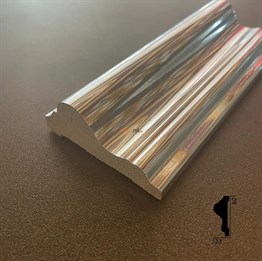 Kanuni Decorative Wall Border Silver 6cm