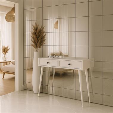 Kendinden Yapışkanlı Karo Ayna Kare Silver 30*30 cm (2 m² )