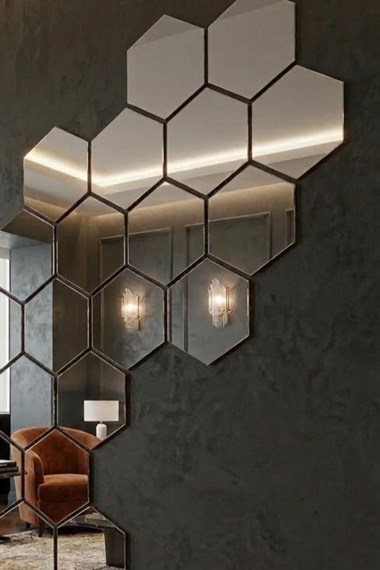 Kendinden Yapışkanlı Pleksi Ayna 120x240 cm  – Özel Kesim | Gold, Rose Gold, Gümüş