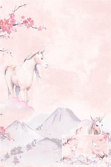 Textile Based Personalized Printing Wallpaper for Girls Room