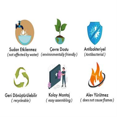 Kompozit Deck Zemin Kaplaması Köşe Profili