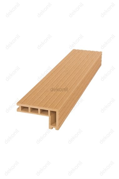 Kompozit Deck Zemin Kaplaması Köşe Profili Teak
