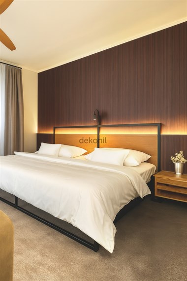 Koyu Ahşap Desenli PVC Foam Board Duvar Paneli 122×244 cm