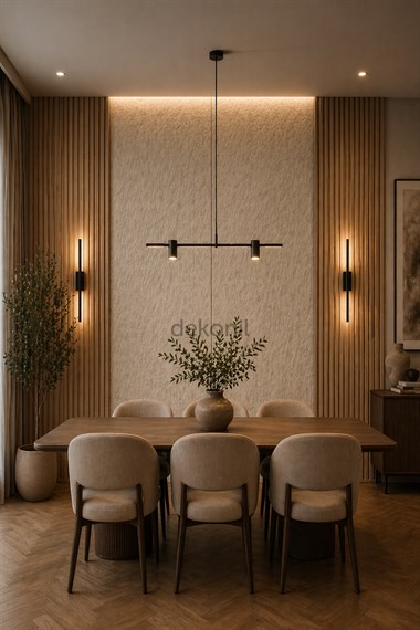 Krem PVC Foam Board Duvar Paneli 122×244 cm