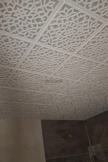 Lotus Clip-in (Klipin) PVC Asma Tavan Kaplama Paneli 30*30 cm