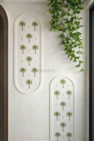 Lumi Pinterest MDF Oval Duvar Çıtası 70*170m