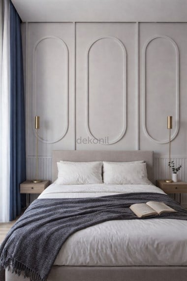 Lumi Pinterest Mdf Oval Duvar Çıtası 96*196cm