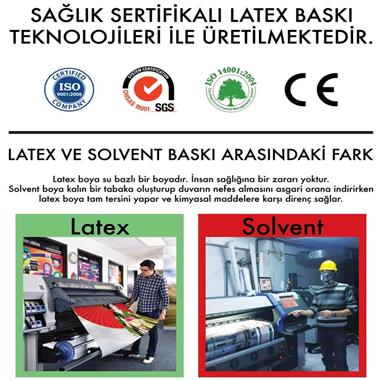 Manzara Desenli Tekstil Tabanlı Kişiye Özel Baskı Duvar Kağıdı