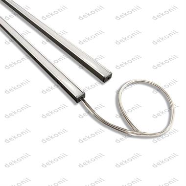 MDF Lambri Alüminyum Kasa Gün Işığı Led Işık 40 cm