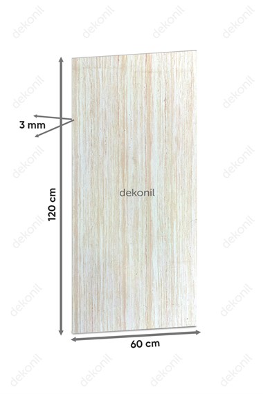 Milano Traverten Flex Stone İnce Esnek Doğal Taş Panel 60*120 cm