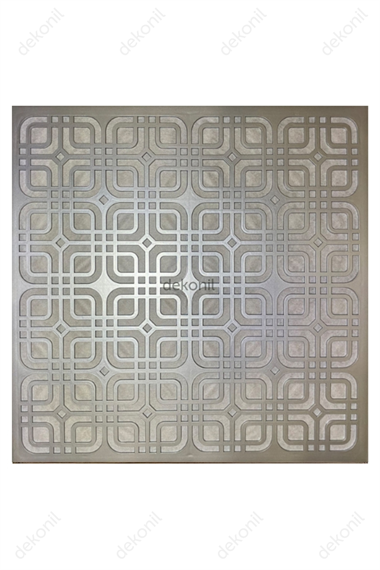 Moderna Gümüş Pvc Tavan Paneli 60*60 cm