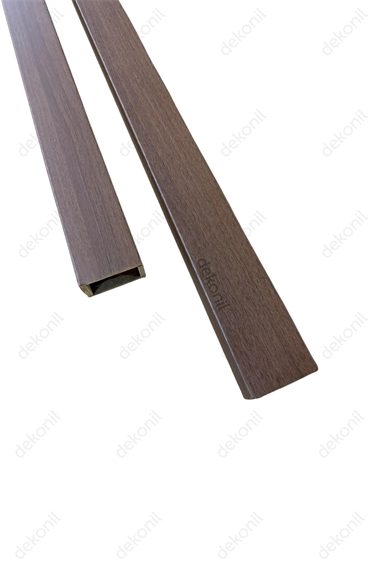 Monte Ceviz MDF Seperatör Duvar Bölme Profili 5*8*280cm