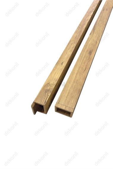 Natural Çam Seperatör Duvar Bölme Profili 5*8*280cm