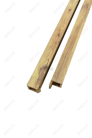 Natural Çam Seperatör Duvar Bölme Profili 5*5*280cm
