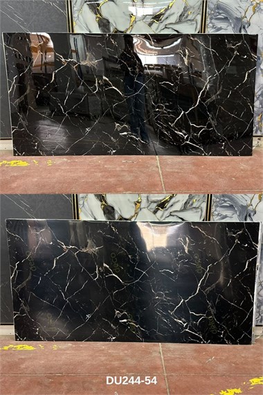 Nero Gold Mermer Desenli PVC Duvar Paneli 122x244 cm