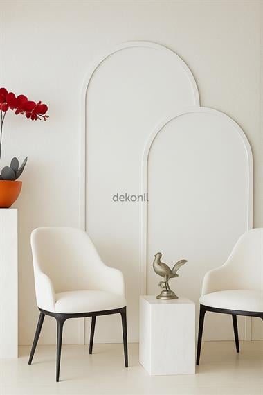 Nova Dekoratif MDF Oval Duvar Paneli Seti 102*235 cm